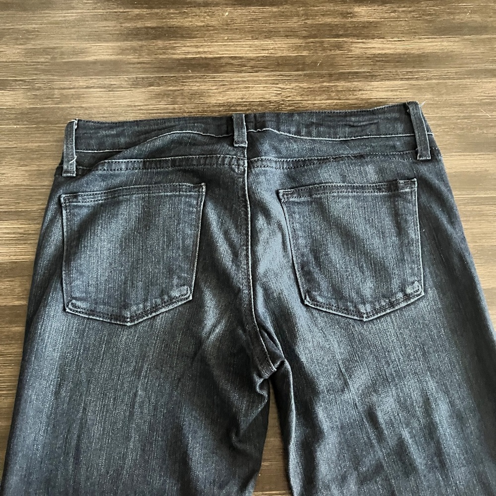 Just Black Blue Boot Leg Jeans Size 27 - Picture 6 of 6